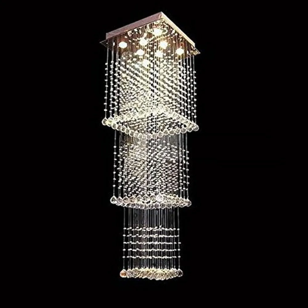 Современная светодиодная Простая квадратная лестница светодиодный светильник