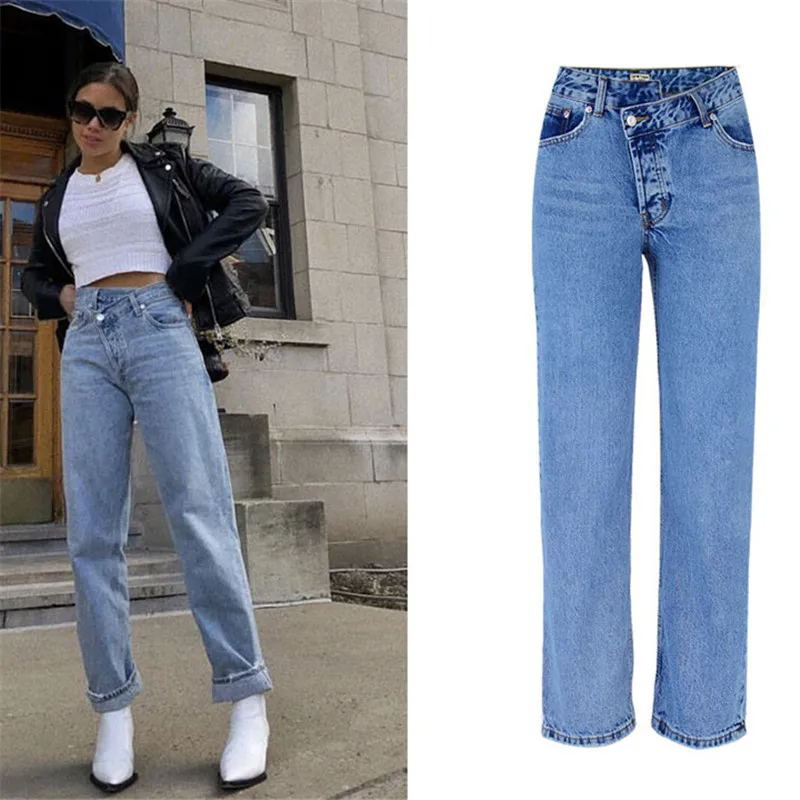 2019 Street Style High Waist Jeans Casual Woman Fashion Vintage Sexy Boyfriend for Women Plus Size | Женская одежда