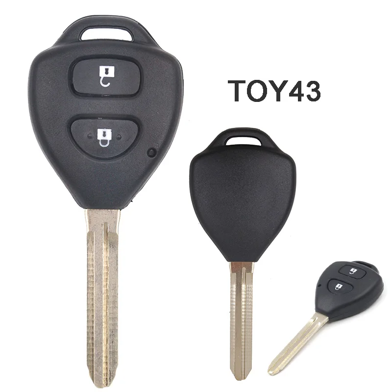 Сменный Чехол для ключа дистанционного управления Toyota Corolla Rav4 Yaris Avensis Avalon 2 кнопки