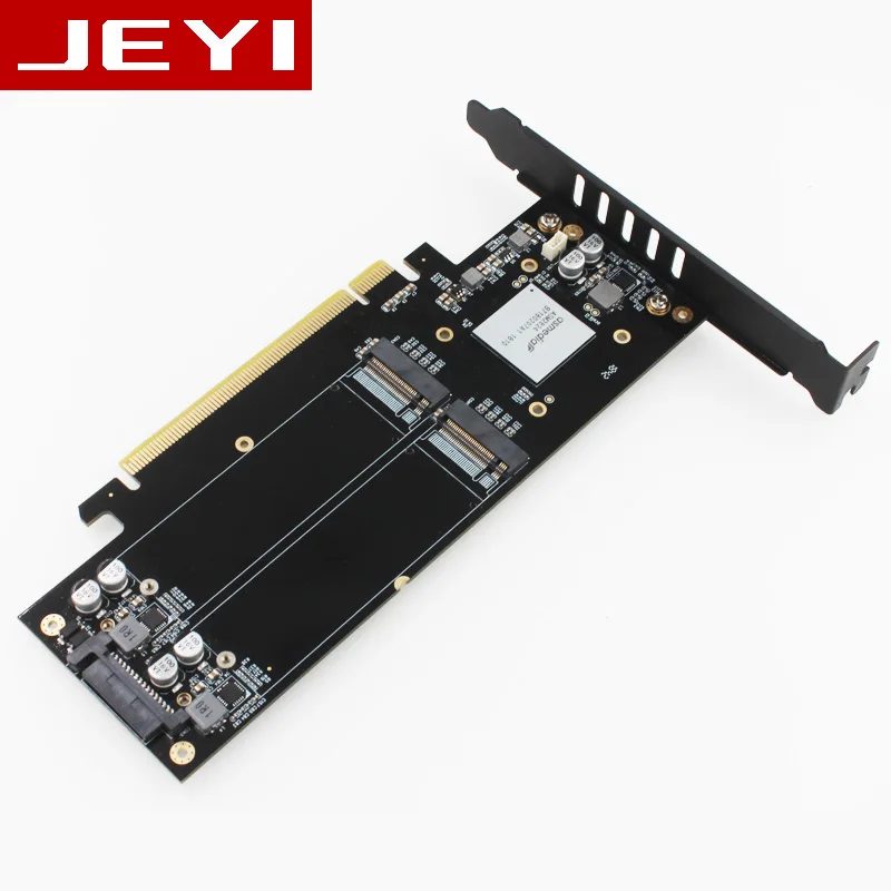JEYI X4X4 4* NVME PCIE 3,0 GEN2 к NVME ASMEDIA 2824 ASM2824 U.2 SSD PCI-E GEN3 X8 PCIE3.0 PCIEX16 PCIEX8 pcienvme 4xpcie 4 xnvme