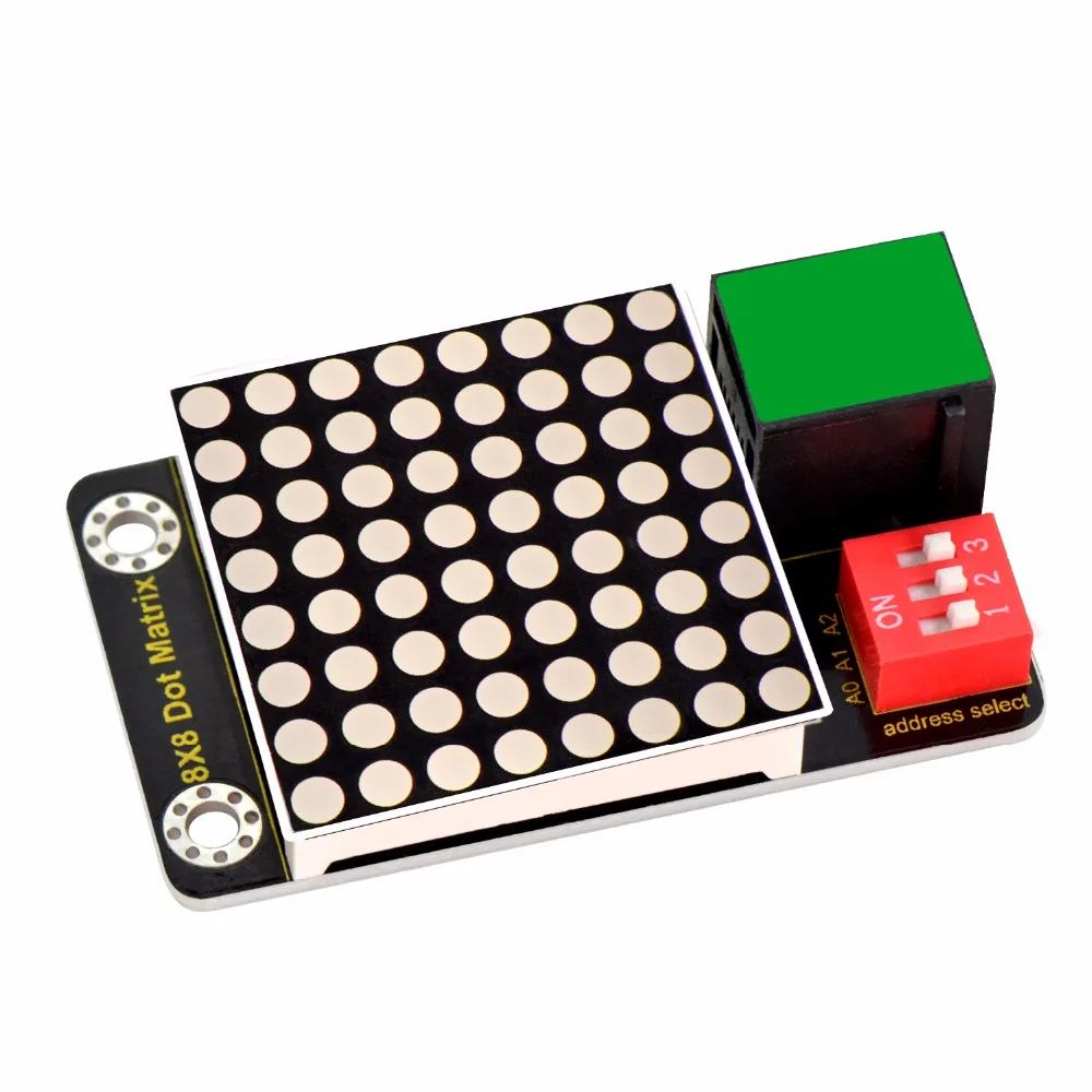 Keyestudio RJ11 EASY plug 8x8 СВЕТОДИОДНЫЙ матричный модуль (выберите адрес) для Arduino |