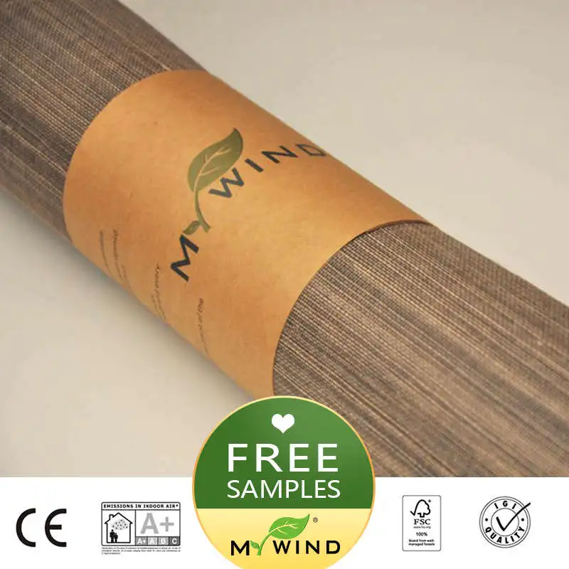 2019 MY WIND Grasscloth Роскошная настенная бумага sisal 3D s образного дизайна Европейский