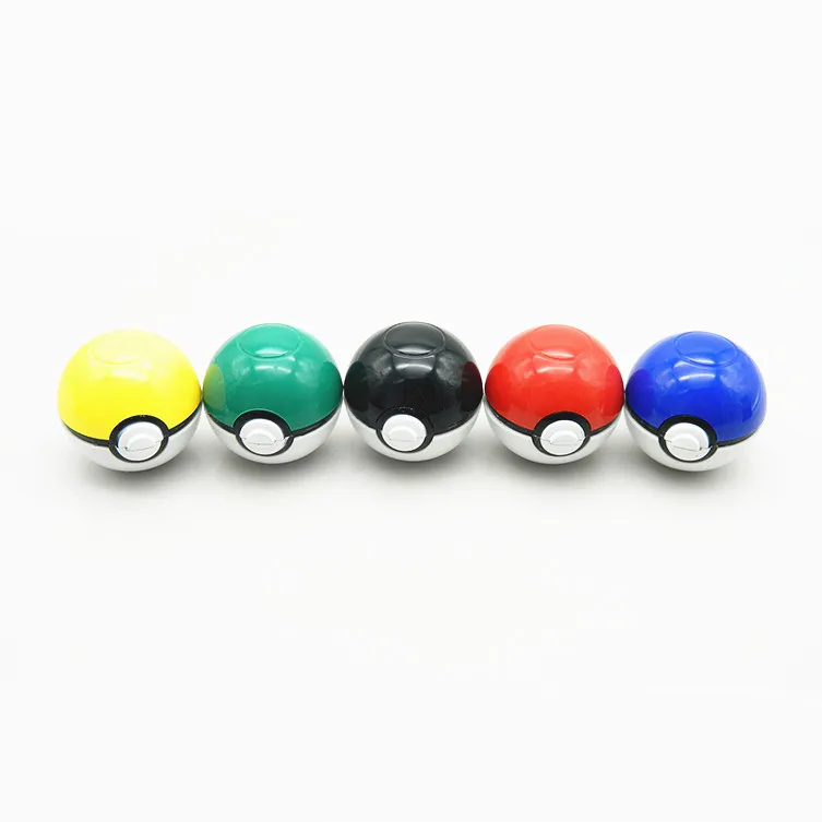 5 шт./лот 3 слоя Pokeball курительная дробилка Poke Mon Ball цветов цинковый сплав пряный