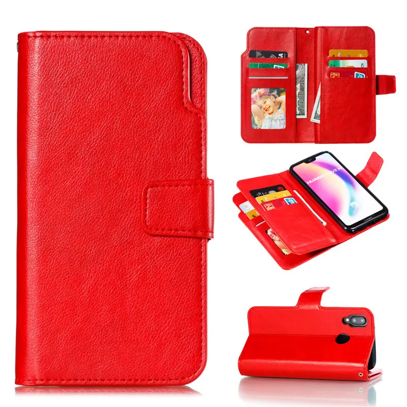 Чехол с откидной крышкой для huawei Коврики 30 20 10 Nova 2i P Smart P30 P20 P10 P9 Y9 Y7 бумажник чехол кожаный чехол для Xiaomi Redmi Note 7 7A K20 9T 8