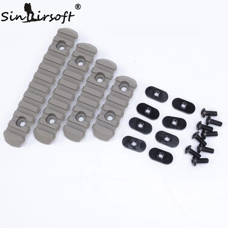 SINAIRSOFT Element 4 шт. тактический страйкбольный полимер Picatinny Rail для стрельбы пейнтбола