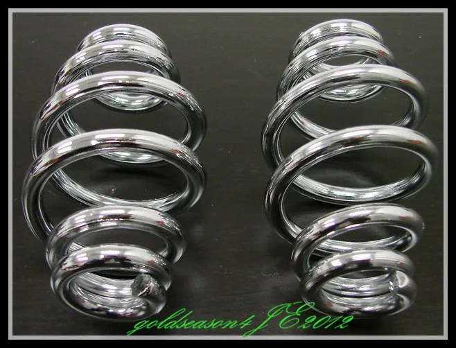 Спиральное хромированное соло сиденье 3 &quotпружины Cafe Racer Bobber Chopper на заказ для CB XS