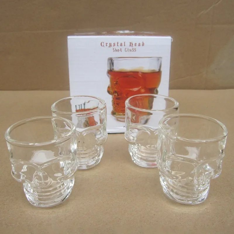Набор хрустальных стеклянных чашек для водки 4 шт.|vodka cup|crystal glass cupglass cup |