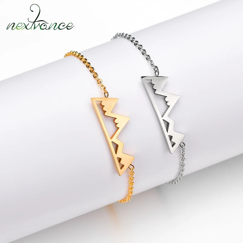 Nextvance Boho снежные горные браслеты браслет-цепочка из нержавеющей стали для BFF