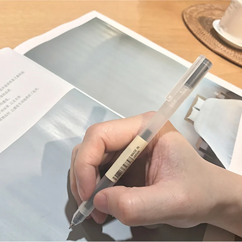 3 шт./компл. японская гелевая ручка MUJI 0 5 мм черная чернильная школьная офисная