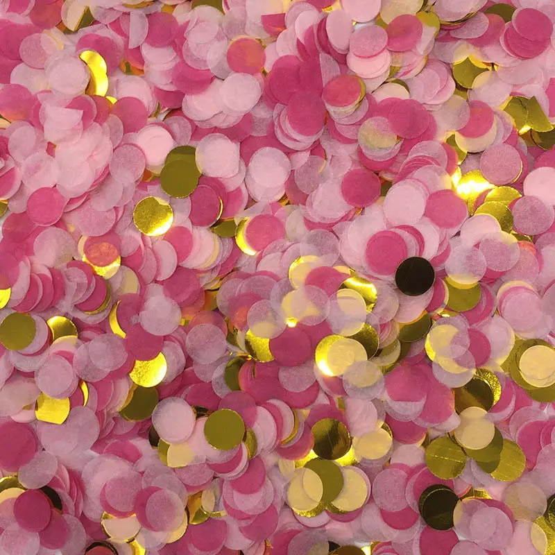 O 1 см 10 г/пакет, разноцветные Круглые тканевые свадебные конфетти в горошек, воздушные шары для помолвки, дня рождения, украшения стола 62464 - Цвет: O