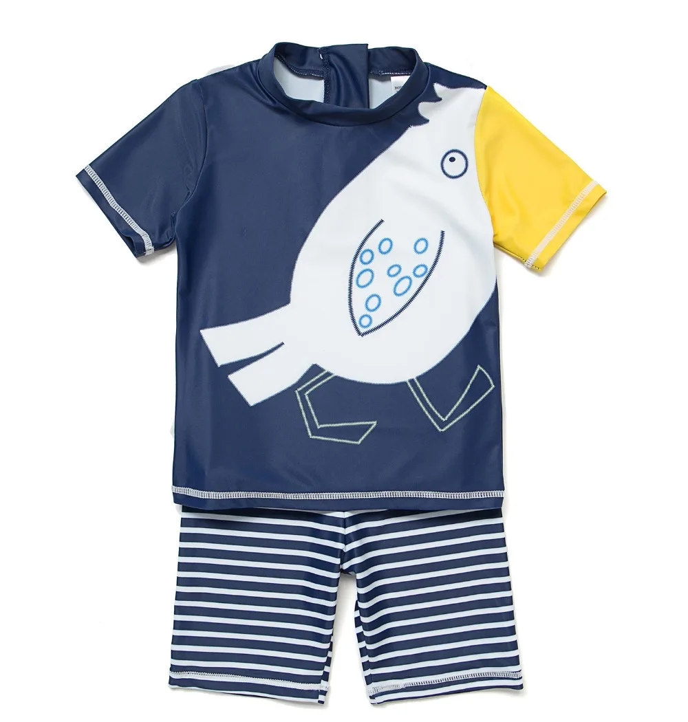 Boys UPF 50+ Sun Protection Rashguards with Zipper Stripe Two Pieces Cap | Спорт и развлечения