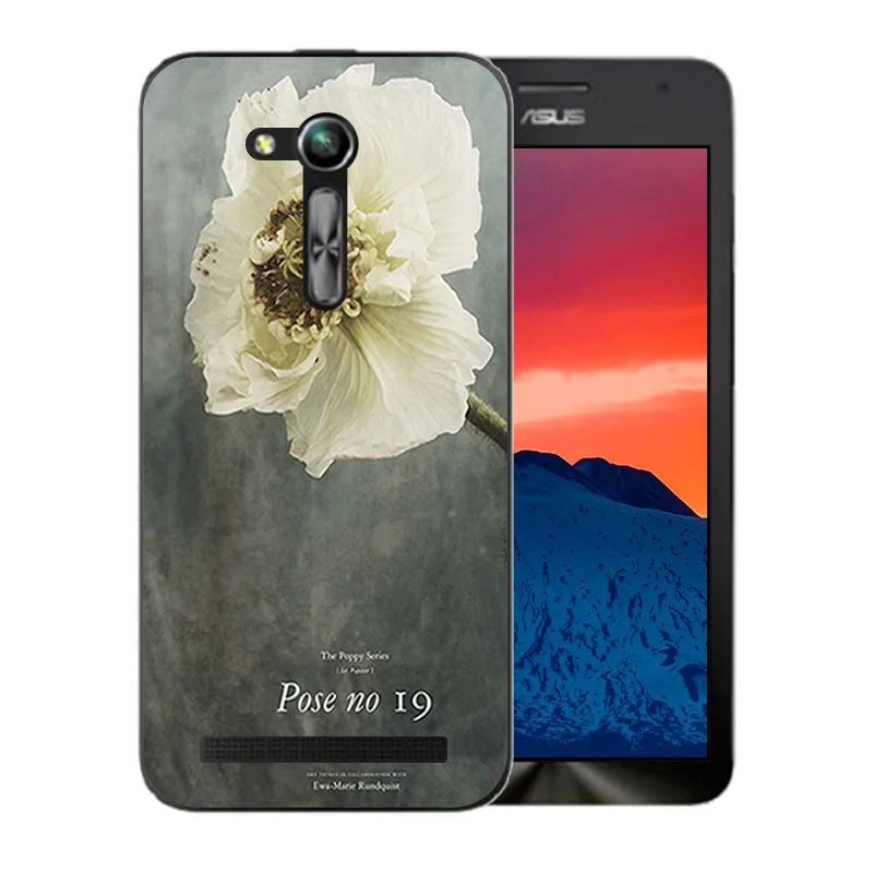 4 5 дюйма для Asus ZB450KL чехлы телефонов с цветущим узором Zenfone GO 2nd Gen ZB452KG ASUS_X014D