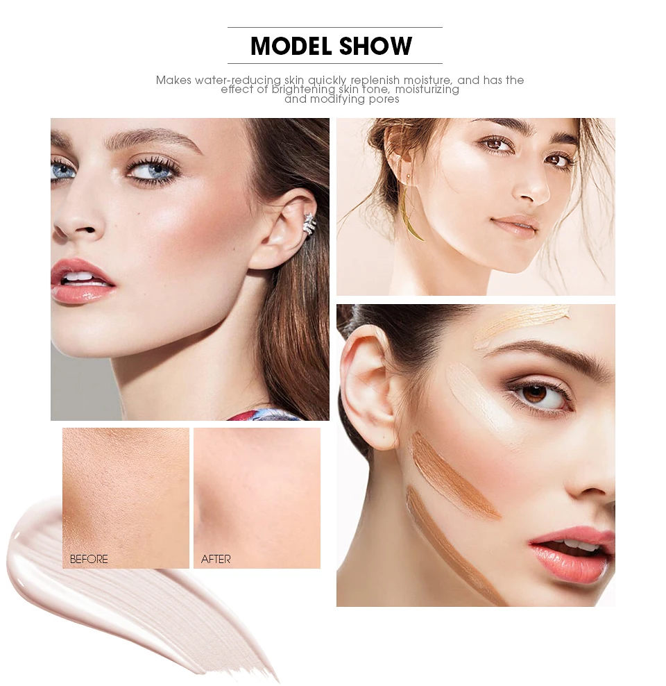 HENLICS Perfect Full Cover SPF35 BB крем основа для макияжа CC крем для макияжа лица контроль жирности консилер увлажняющий