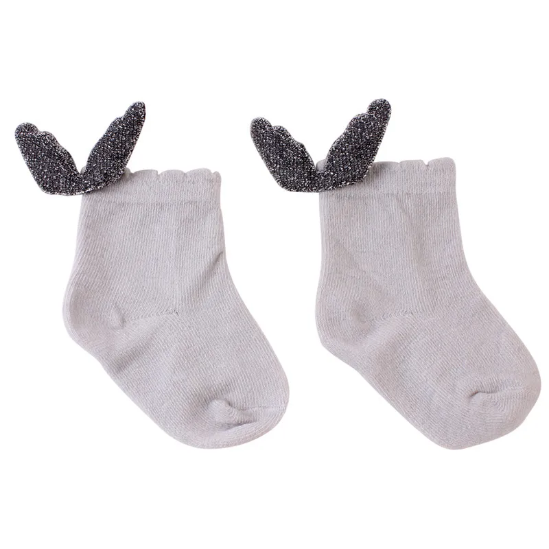 Новинка 2019 модные милые детские носки с ангелом для маленьких девочек