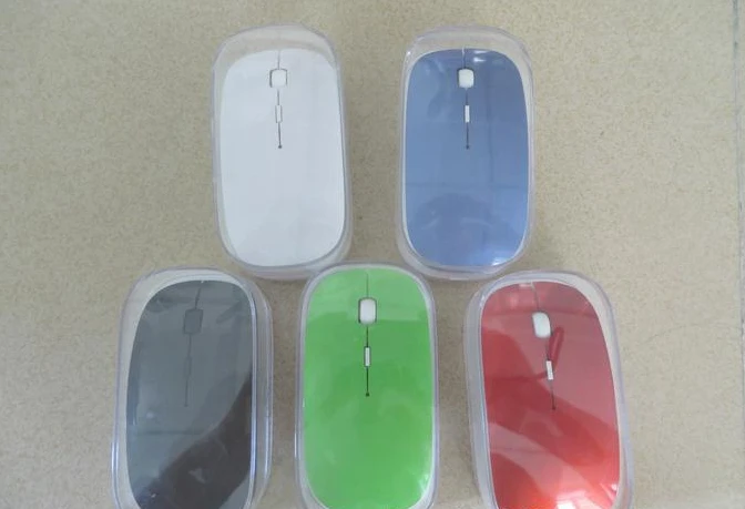 Ультратонкая Беспроводная оптическая мышь 2 4 ГГц компьютерные Компьютерные Мыши