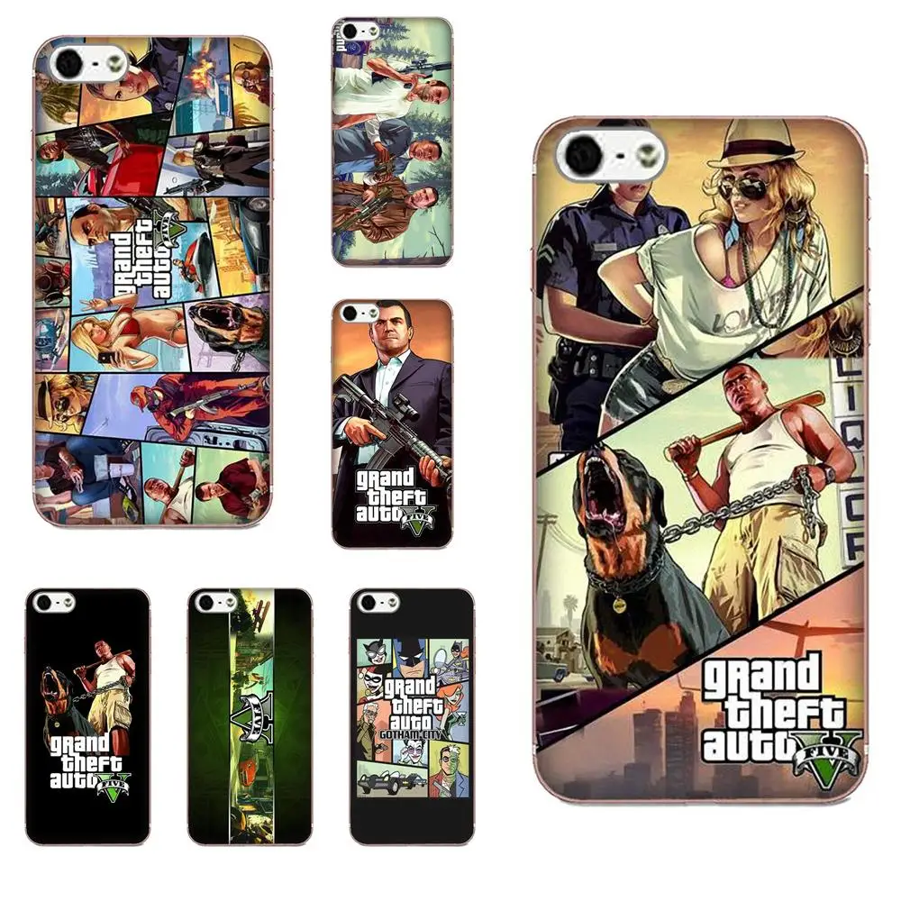 Для Huawei Mate 7 8 9 10 20 P8 P9 P10 P20 P30 Lite Plus Pro 2017 фото мягкий чехол для телефона Grand Theft Auto