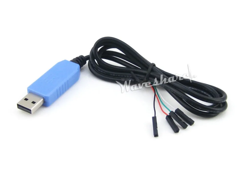 Части USB к TTL 4 контактный провод со встроенным конвертер PL2303 кабель Type разъем 1