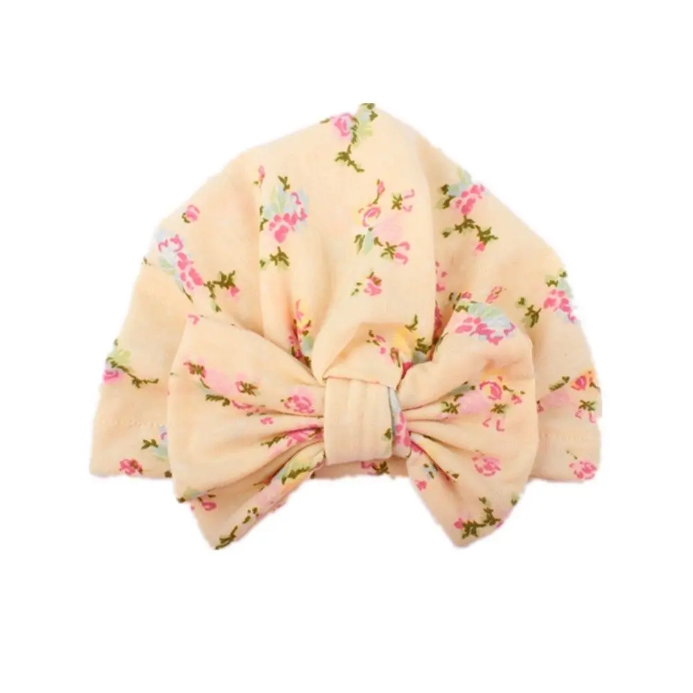 Newborn Baby Infant Girl Toddler Comfy Bowknot Hospital Cap Warm Beanie Hat Clothing Accessories | Детская одежда и обувь