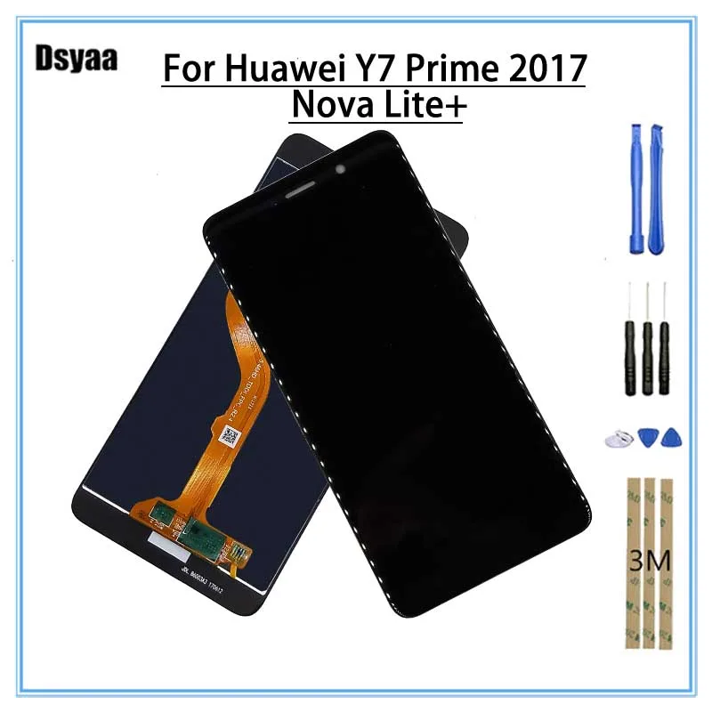 5 ''для Huawei Y7 Prime 2017/Nova Lite + TRT LX2 LX1 ЖК дисплей кодирующий преобразователь