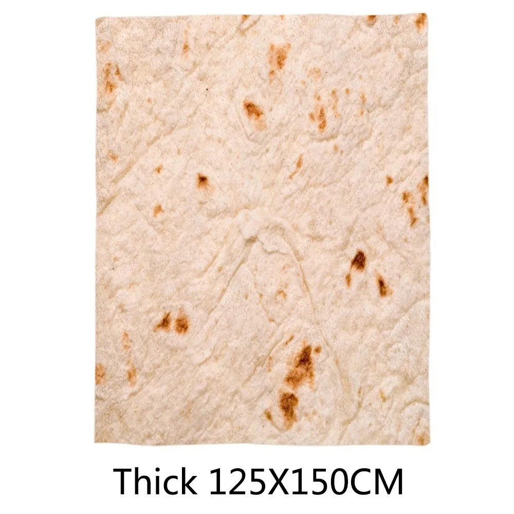 Rectangle 125X150CM Серия Burritos, чехол для кондиционера, одеяло с цветочным принтом, плюшевое одеяло из шерпы, семейное одеяло для детей, Прямая поставка - Цвет: Rectangle 125X150CM