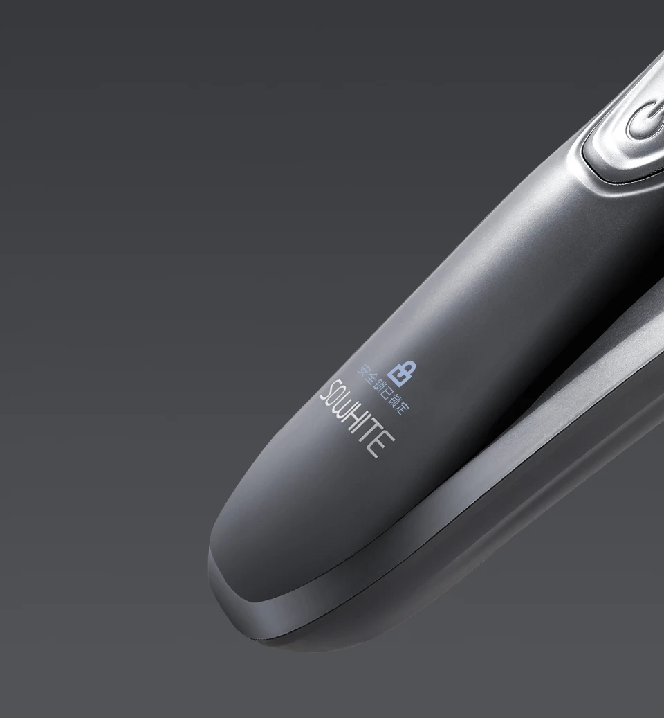 SOOCAS SO WHITE ES3 USB перезаряжаемая электробритва, электрическая бритва с 3 головками для мужчин, триммер для бороды, станок для бритья, Xiaomi Mi