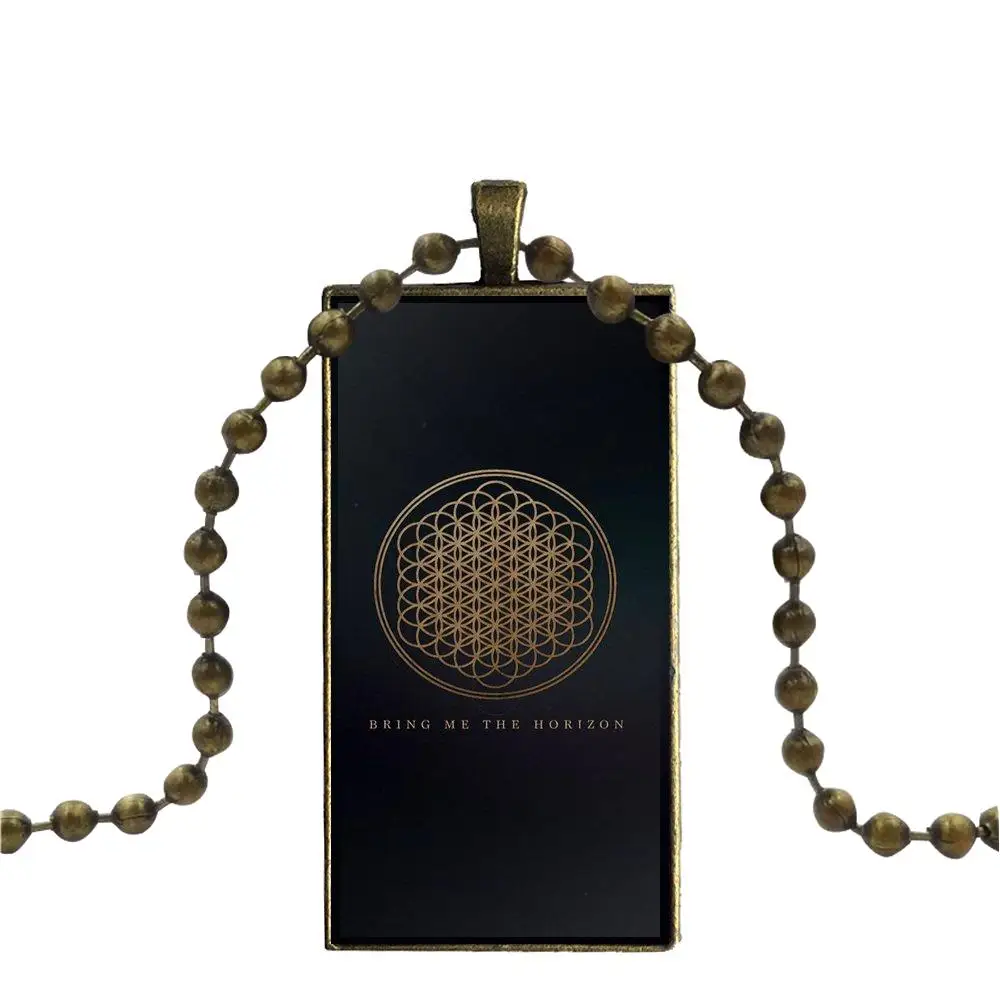 Колье с подвеской Bring Me The Horizon This Spirit полуожерелье ручной работы прямоугольное