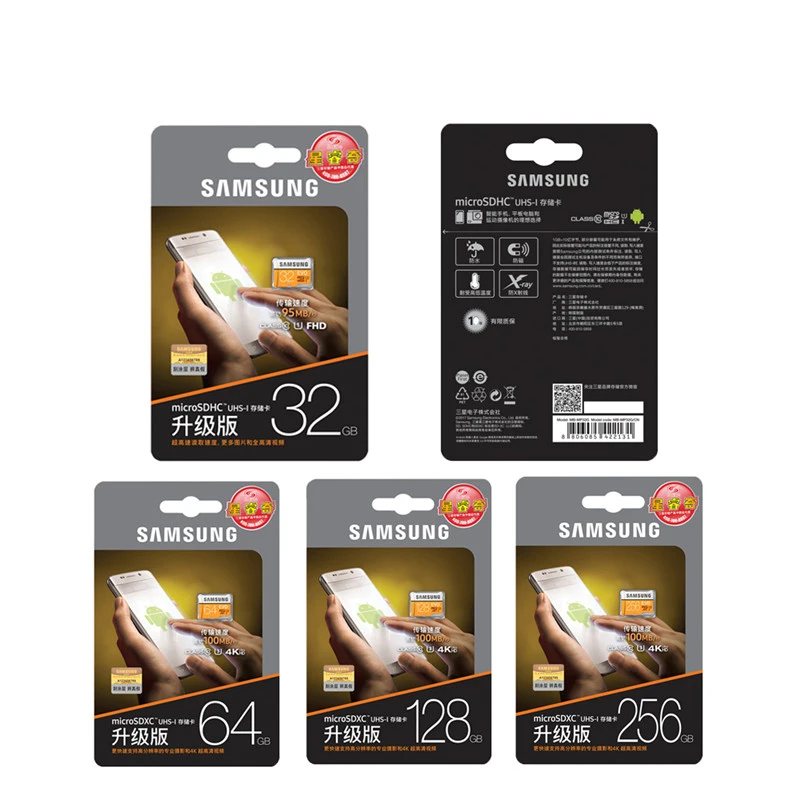 SAMSUNG Micro SD карта памяти 32 Гб 64 128 MicroSD U3 4K Max 100 м/с TF | Компьютеры и офис