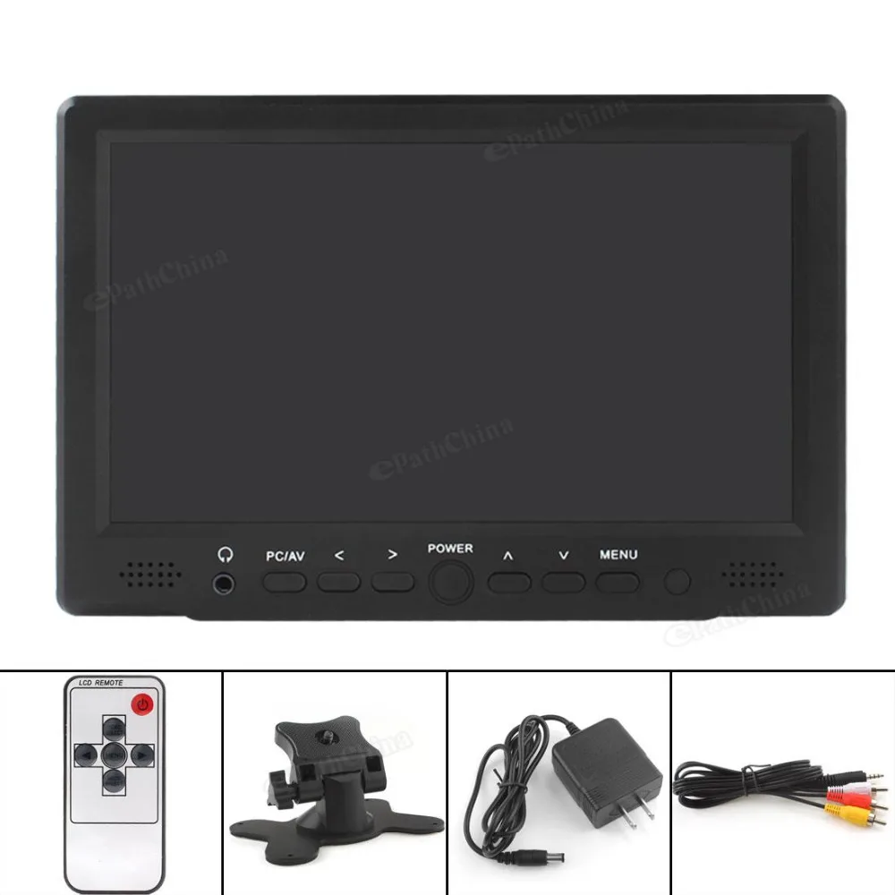 DC 12V 800x480 7 дюймов Автомобильный Монитор яркий цвет HDMI интерфейс TFT lcd AV VGA авто монитор заднего вида