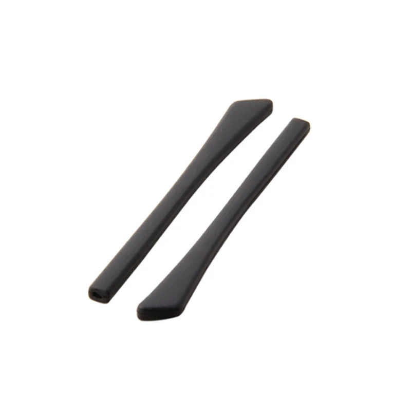black 1 пар/лот, очки, солнцезащитные очки, набор для скольжения, очки, наборы для ног, противоскользящие, силиконовые, ушные крючки, держатель, крючок, очки, аксессуары - Цвет: black