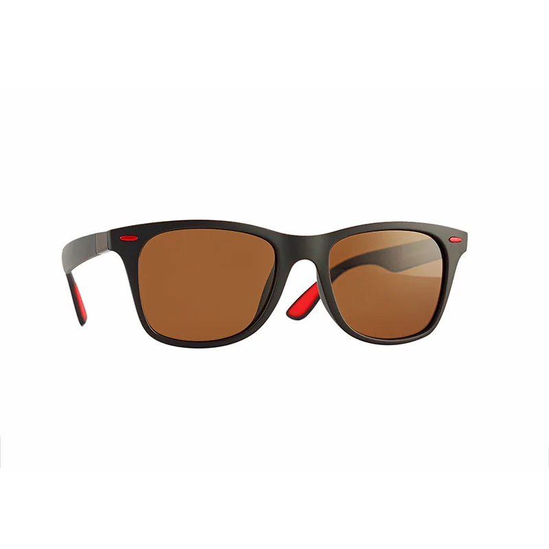 S1501 Brown Дизайнерские поляризационные солнцезащитные очки для женщин, водительские солнцезащитные очки, мужские винтажные солнцезащитные очки для мужчин, летние зеркальные очки UV400 Oculos gafas de sol - Lenses Color: S1501 Brown