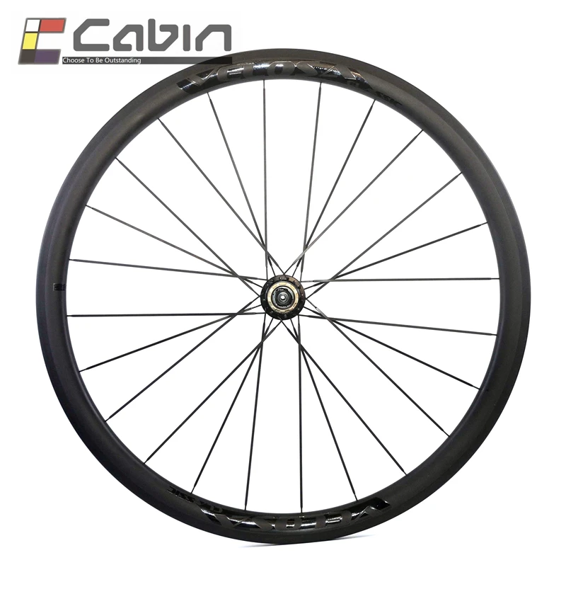 Velosa черная серия 30 Углеродные колеса для дорожного велосипеда 700C дорожный