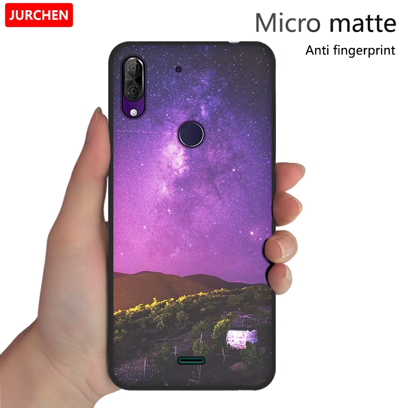 JURCHEN красивый дизайн искусственная кожа ТПУ для Wiko View 2 Plus чехол 5 93 дюйма мягкий