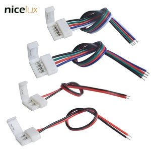 Коннектор для светодиодной ленты, 245 Pin, 8 мм, 10 мм, 12 мм, 3528, 5050, 5630, RGB, RGBW, IP20, водостойсветильник, для проводного соединения, 5 шт.