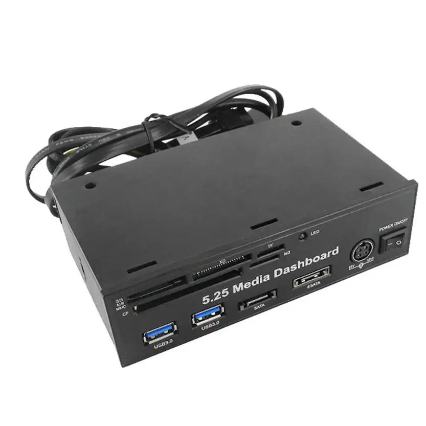 Одежда высшего качества Binmer 5 25 &quotПК медиа панель PCI E порт USB 3 0 HUB все в одной