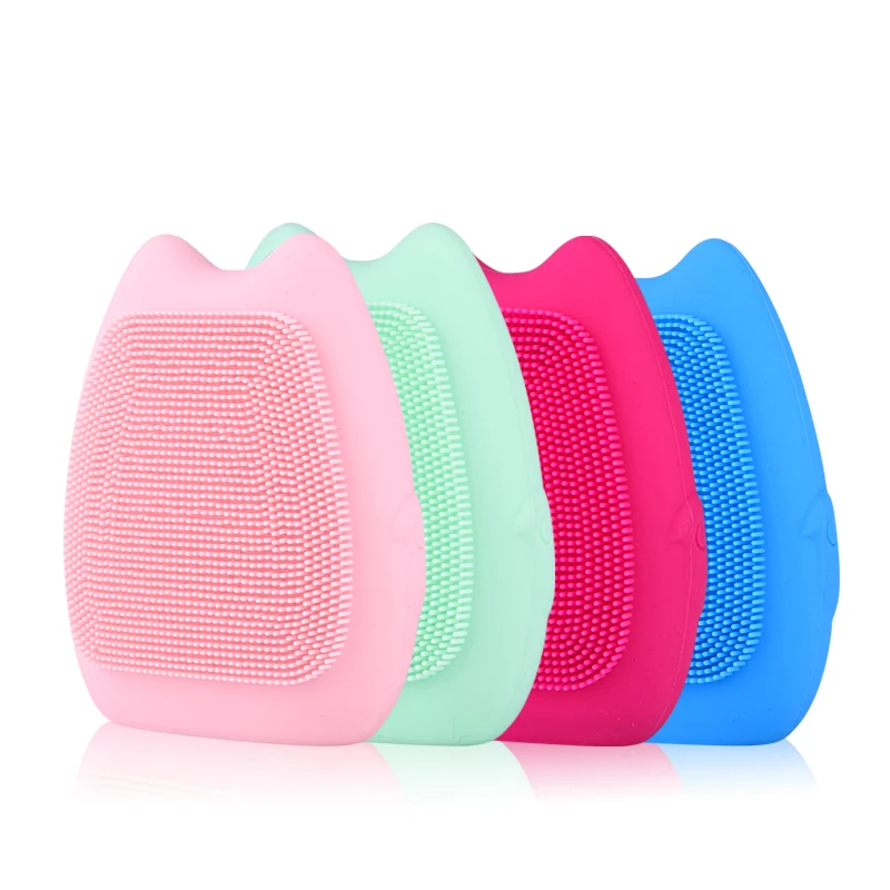 

Electric Facial Cleansing Brush Waterproof Silicone Face Massager Vibrating Brush for Acne Electric Face Cleaner Beauty Tool