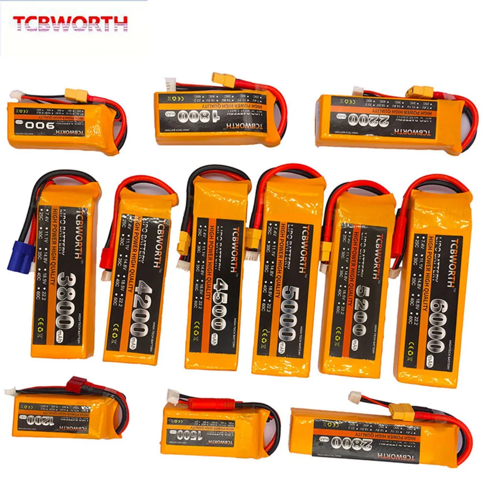 RC LiPo батарея 3S 11,1 V 900mAh 2200mAh 2800mAh 3300mAh 4200mAh 5200mAh 30C 40C для радиоуправляемый самолет, Квадрокоптер, вертолет, автомобиль, игрушка 3S LiPo