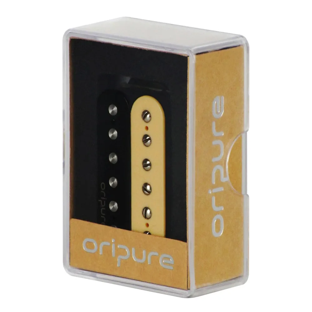 OriPure Винтаж Alnico 5 Humbucker двойная катушка пикап электрогитара Шея Зебра цвет теплый