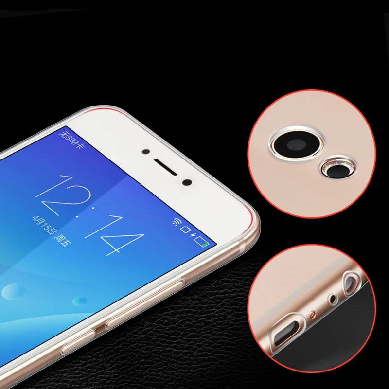 Мягкий силиконовый защитный чехол HOECOGE для Meizu Mx6 прозрачный Pro 6 Plus чехлы 6s |