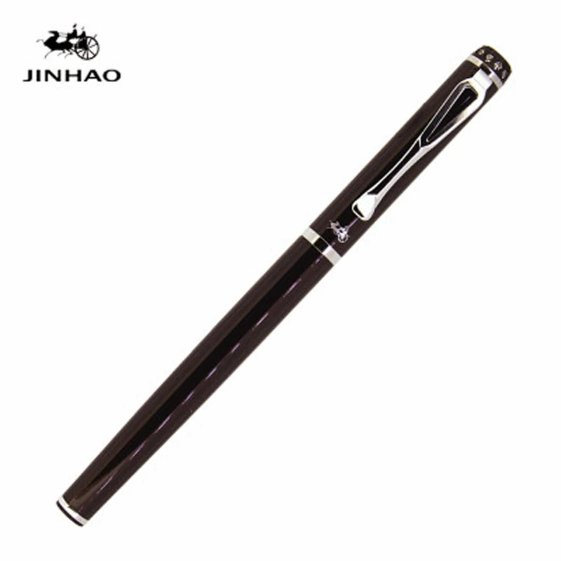 Jinhao 301 Высококачественная авторучка с 0,5 мм перьевым наконечником, роскошная шапка с бриллиантом, чернильные ручки, офисные принадлежности - Цвет: 7