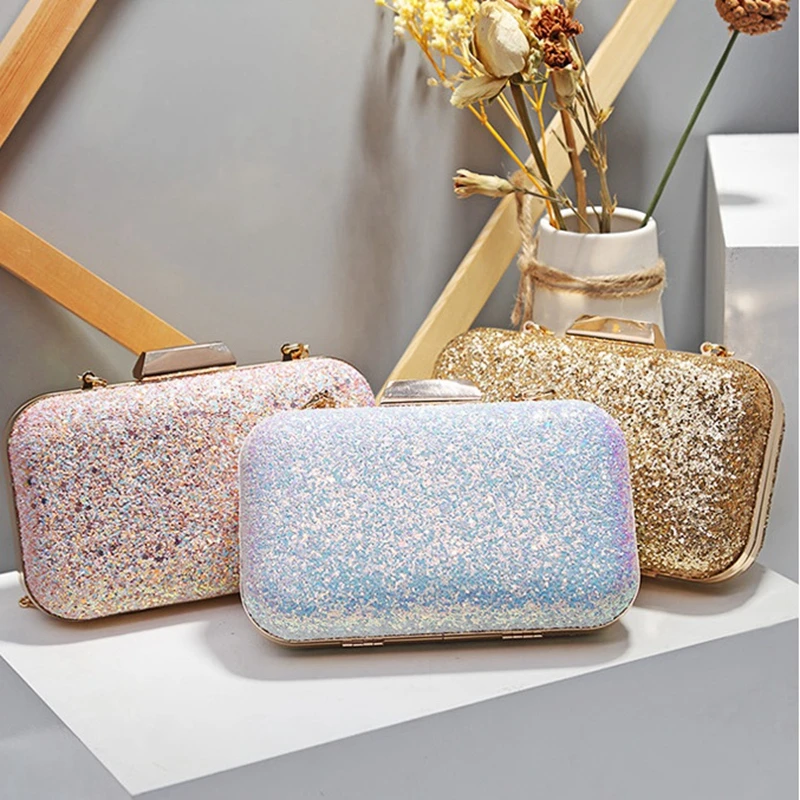 ANOVISHANA блестками женский клатч Вечеринка Сумочка для женщин плеча Crossbody Кошелек