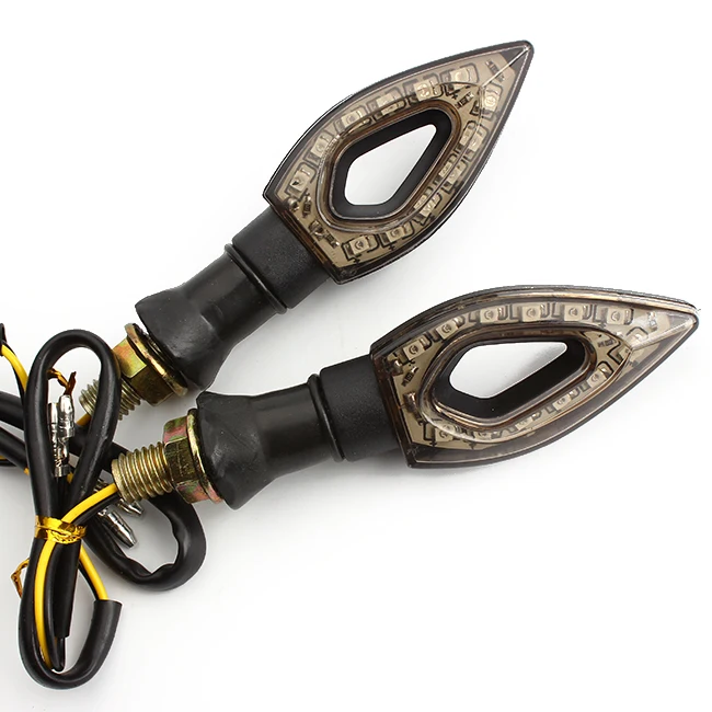 FORAUTO 2 шт. 12 LED мотоциклетный светильник с поворотным сигналом Настраиваемые