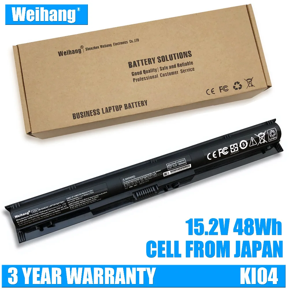 Аккумулятор Weihang KI04 для HP Pavilion 14 ab000 15 17 g000 ~ g099 NB ak японский аккумулятор батарея 1 5