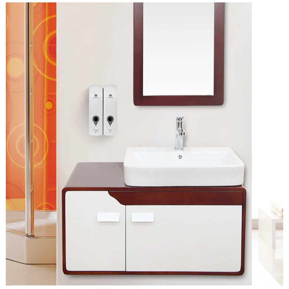 

900ml Soap Dispenser Hand Three Chamber Liquid Soap Dispenser Wall ABS Washroom Kitchen Home Wash Hand Office Soap Dispenser