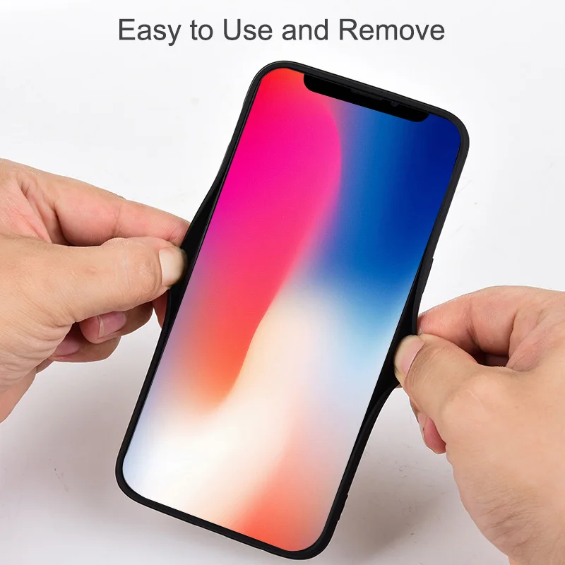 Case For iPhone Xr Luxury Soft Fabric Back Cover Line X Xs Max Protective Business Coque |