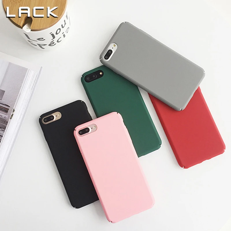 Чехол для iphone 7 6 s 8 Plus 5 5S роскошный ультра тонкий цветной матовый жесткий чехол |