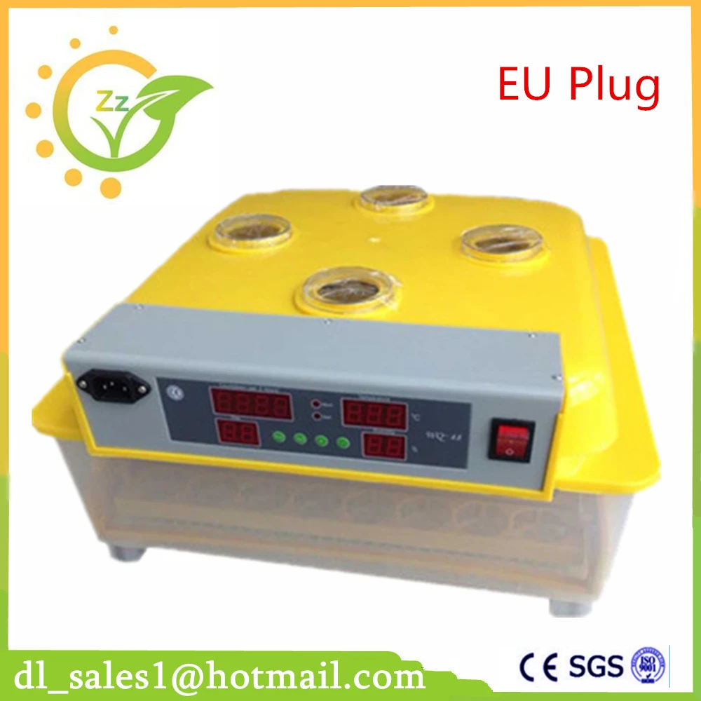 Домашний 48 цифровой инкубатор для куриных яиц пластиковый с контролем