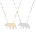 Ожерелье с подвеской в виде белого медведя для девочек и женщин