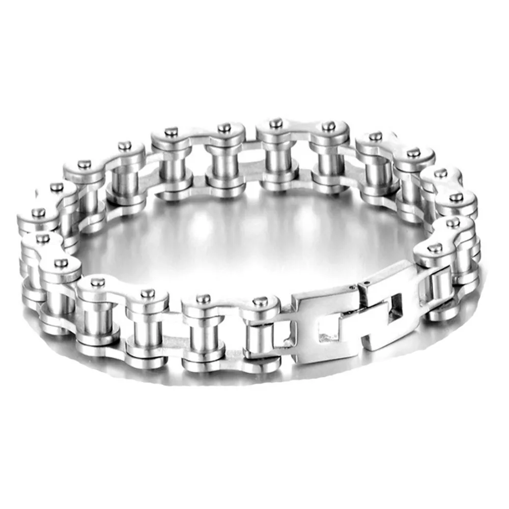 Хит продаж мужские ювелирные изделия серебряный тон нержавеющая сталь Тяжелый