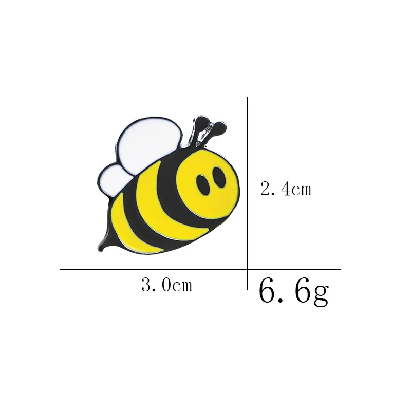 Высококачественная мультяшная креативная модная брошь в виде пчелы значок