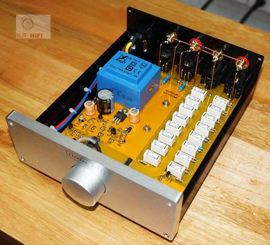 Готовый HiFi Расширенный релейный регулятор громкости сбалансированный предусилитель/Пассивный предусилитель